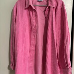 Blair Vibrant Pink Corduroy Shirt